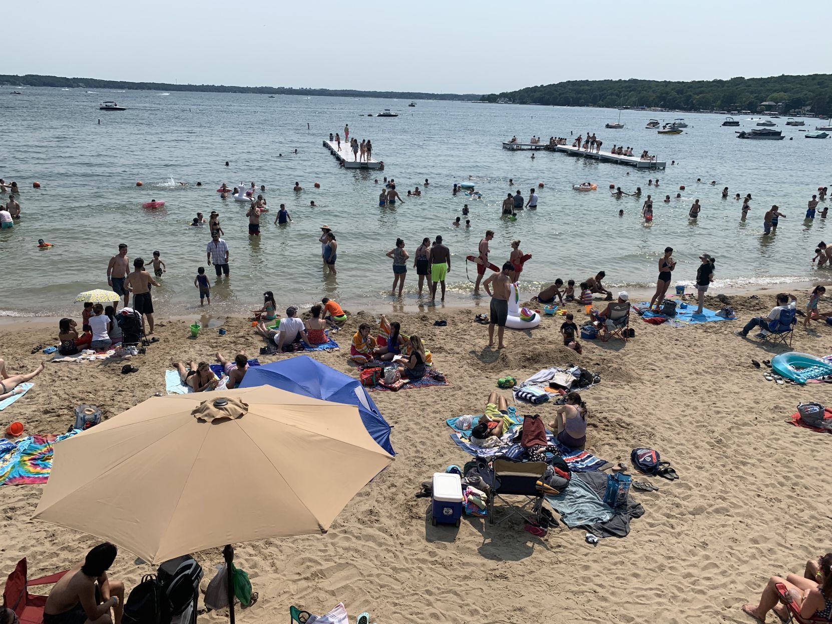 July 3, 2021 at Lake Geneva's Riviera Beach